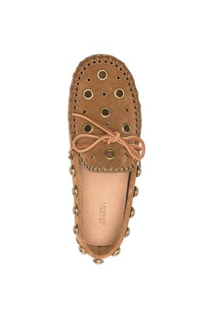 Fitza loafers in brown suede calfskin ISABEL MARANT | MC0019FDD1A21S50CO